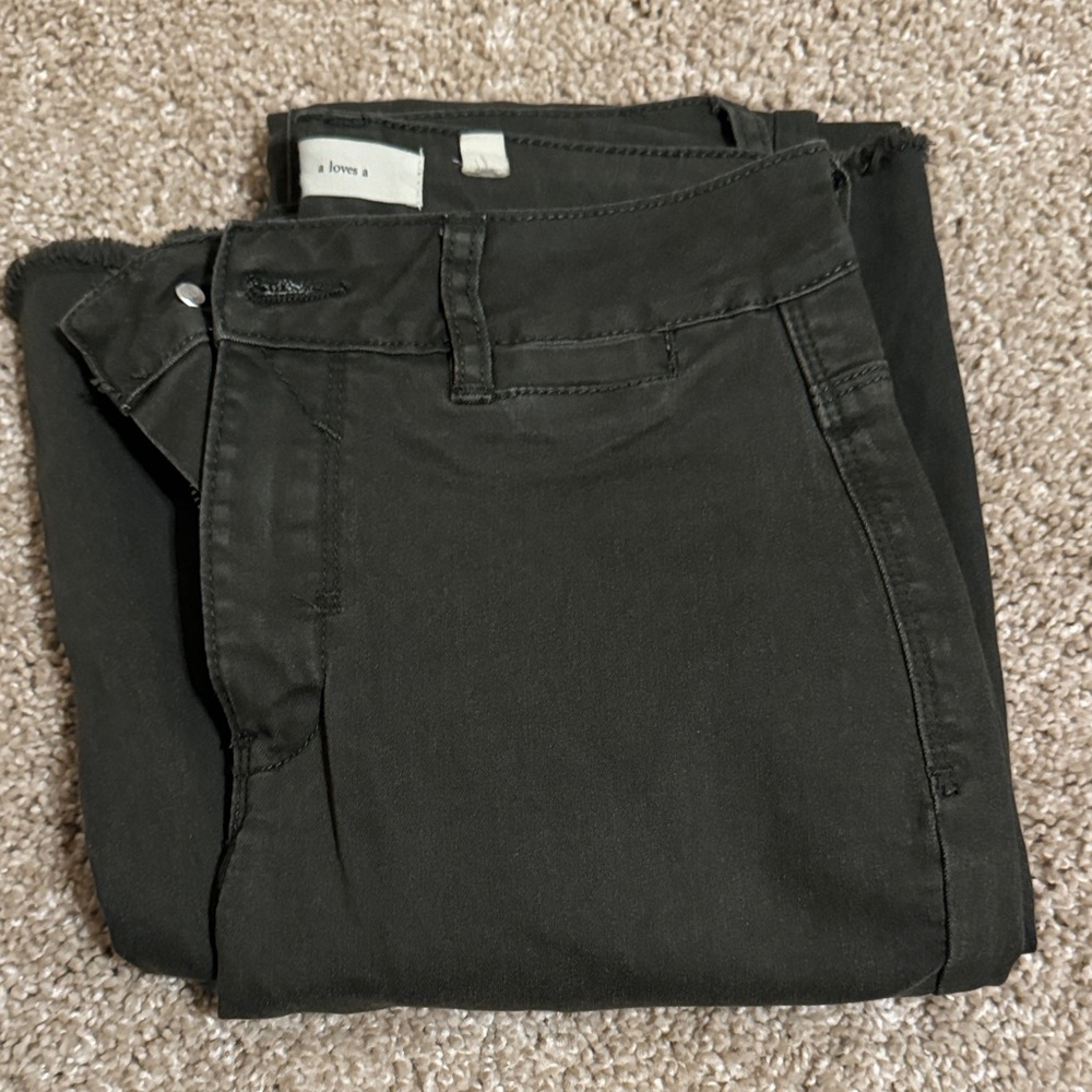 Olive boot cut jeans